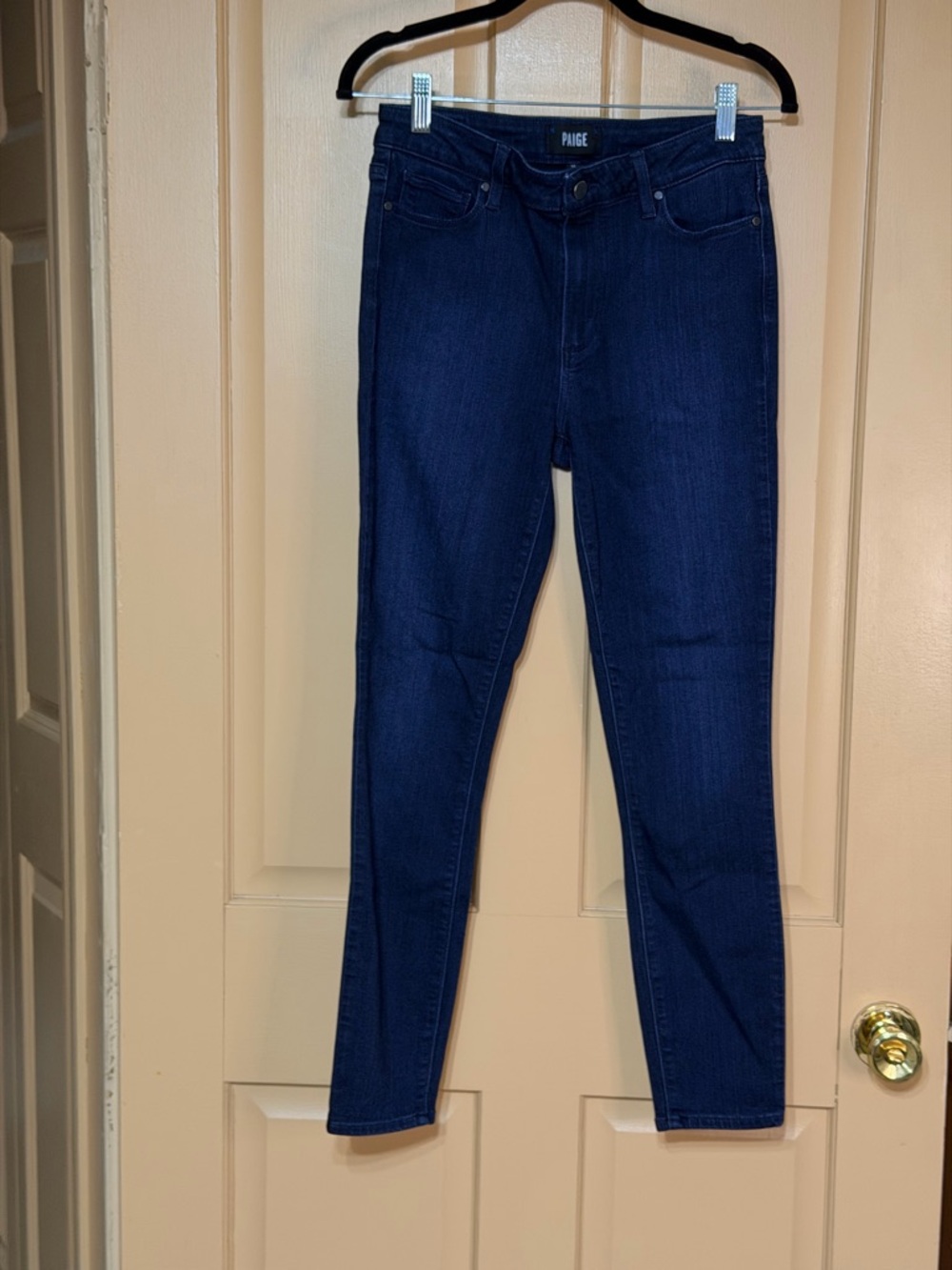 PAIGE‎ Indigo High-Rise Skinny Jeans